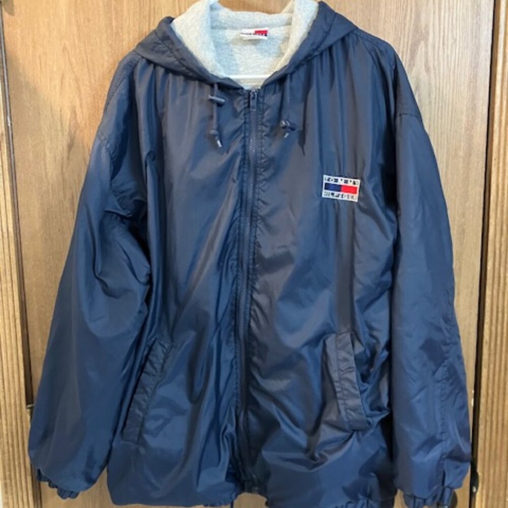 Vintage Tommy Hilfilger Hooded Jacket‎ Size Large